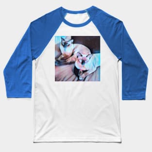 SIAMESSE CAT Baseball T-Shirt